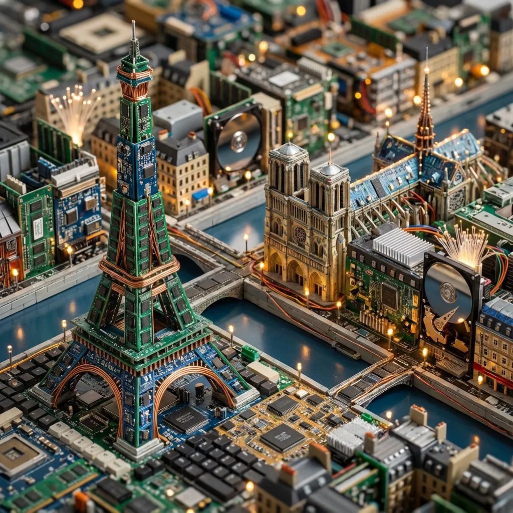 (París, PC) Anclaje: [Ubicación] :: [Concepto de material]::4 Morfología: Paisaje urbano arquitectónico en miniatura de...