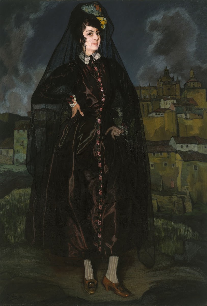 Portrait of Anita Ramírez in Black 1915