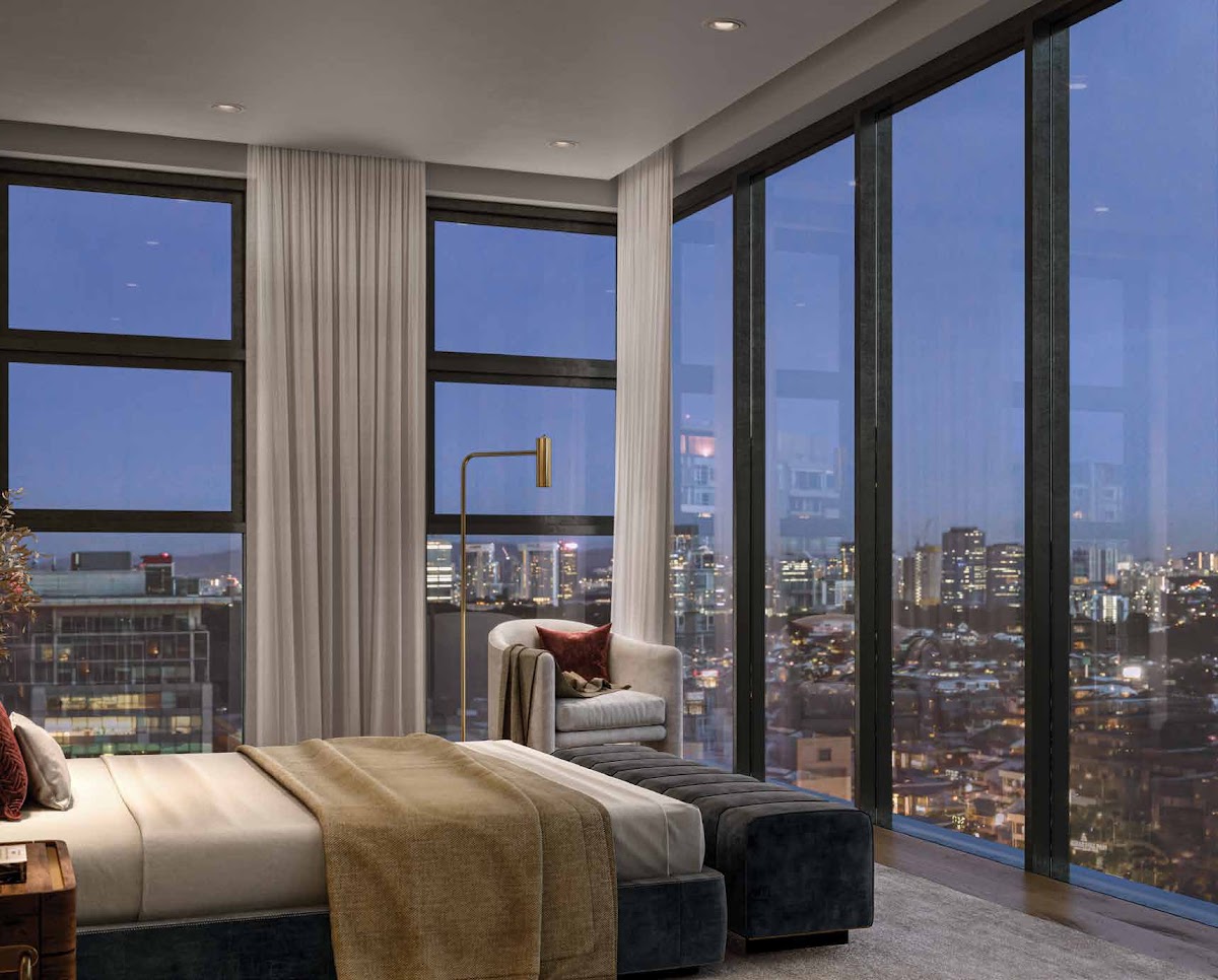 111 Menerung — bedroom night view