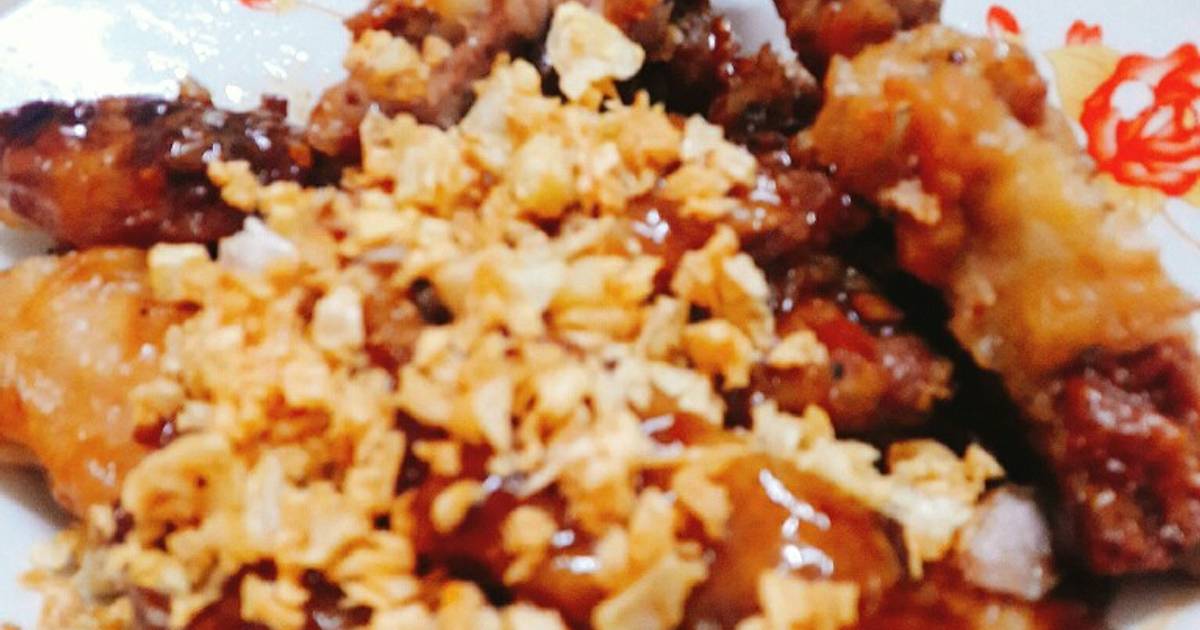 Thịt chiên bơ tỏi