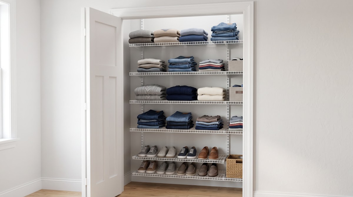 Best Closet Organizer Systems for Small Bedrooms (2026) - PRODUCT 1 — IN CONTEXT