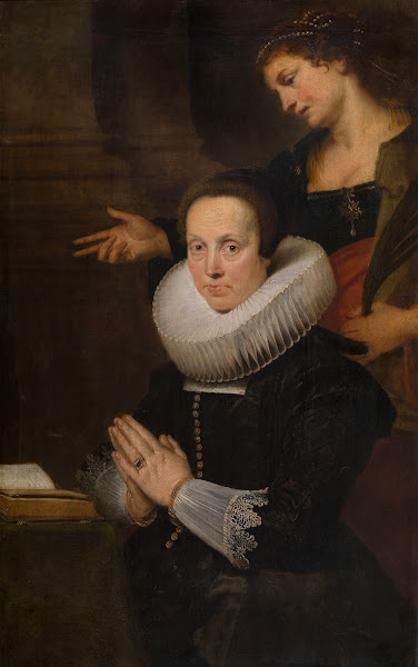 Barbara Kegeleers and Saint Barbara 1620