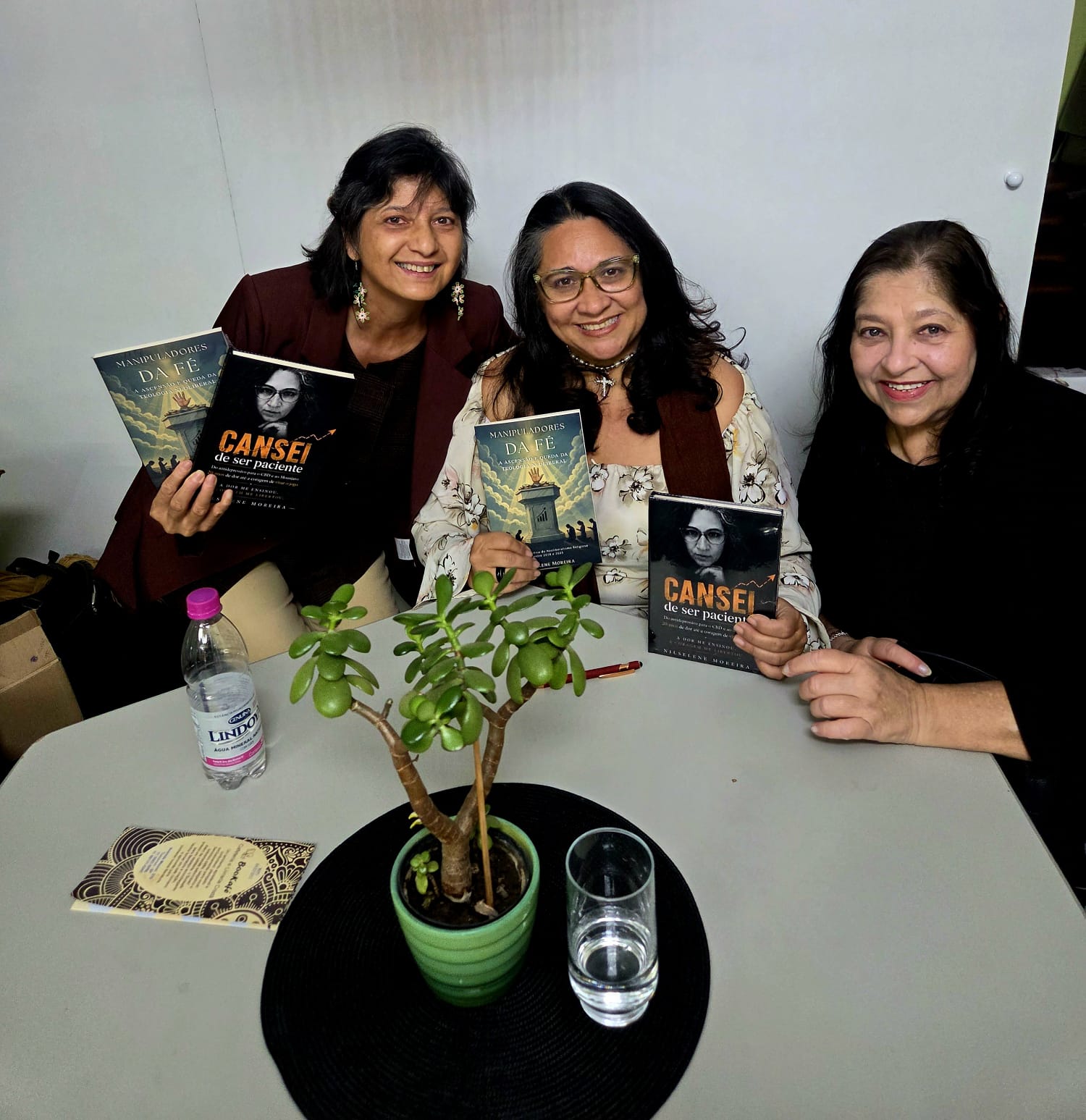 Encontro literário acolhedor