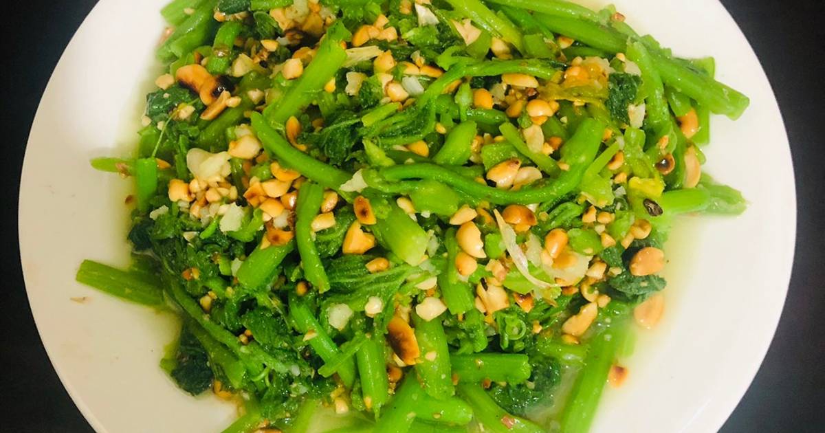 Ngọn bí đỏ trộn