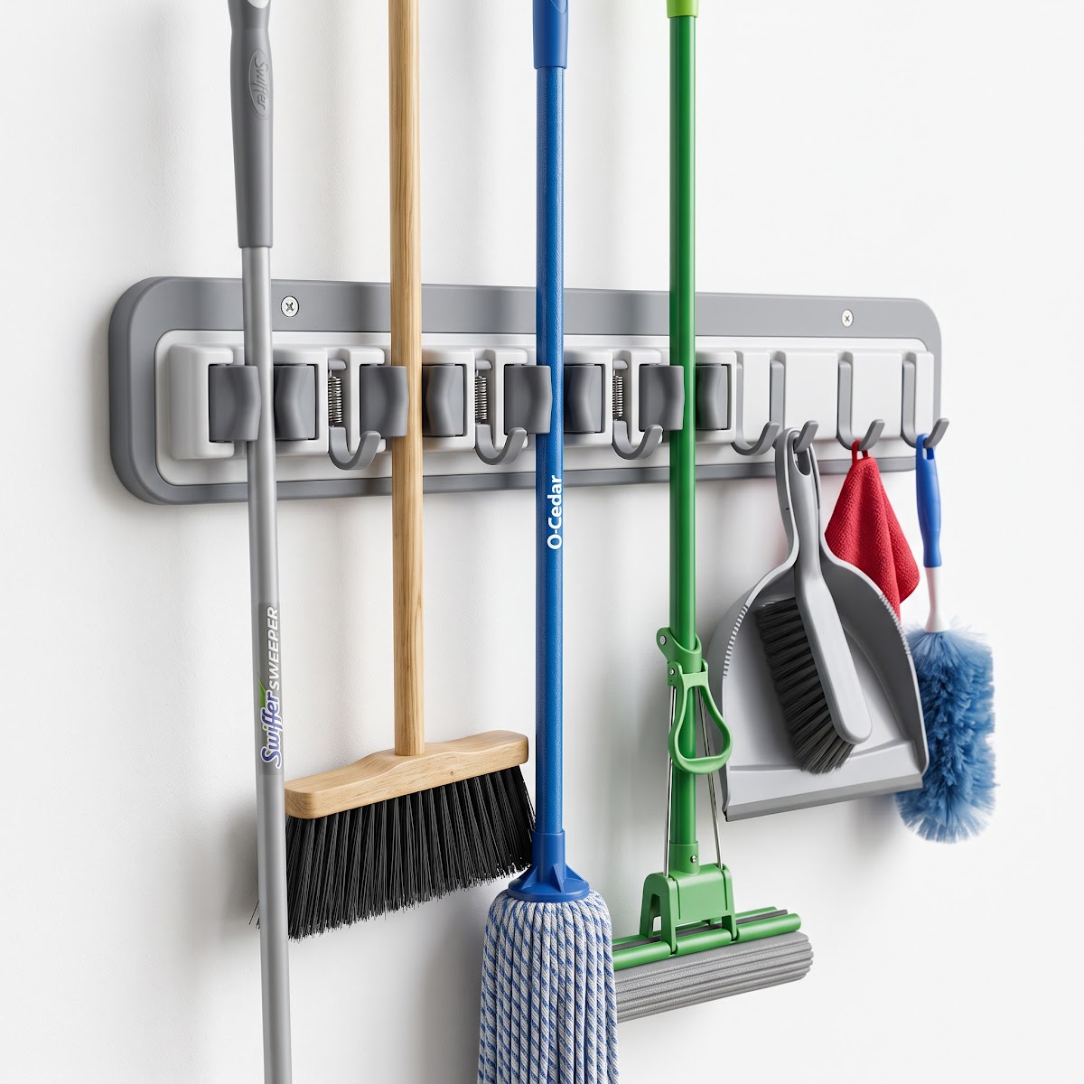 Best Mop and Broom Holders for Utility Closets (2026) - BEST BUDGET — PRODUCT SHOT