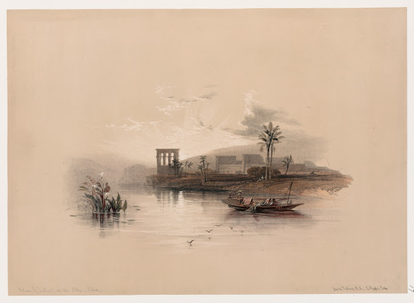 Island of Philæ on the Nile Nubia 1846 1849