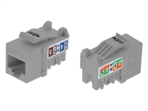 Nexxt RJ-45 Modular Insert - Gray - 1 Port