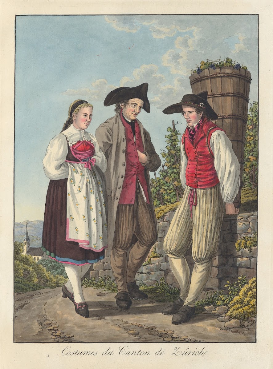 Costumes du Canton de Zürich 1808