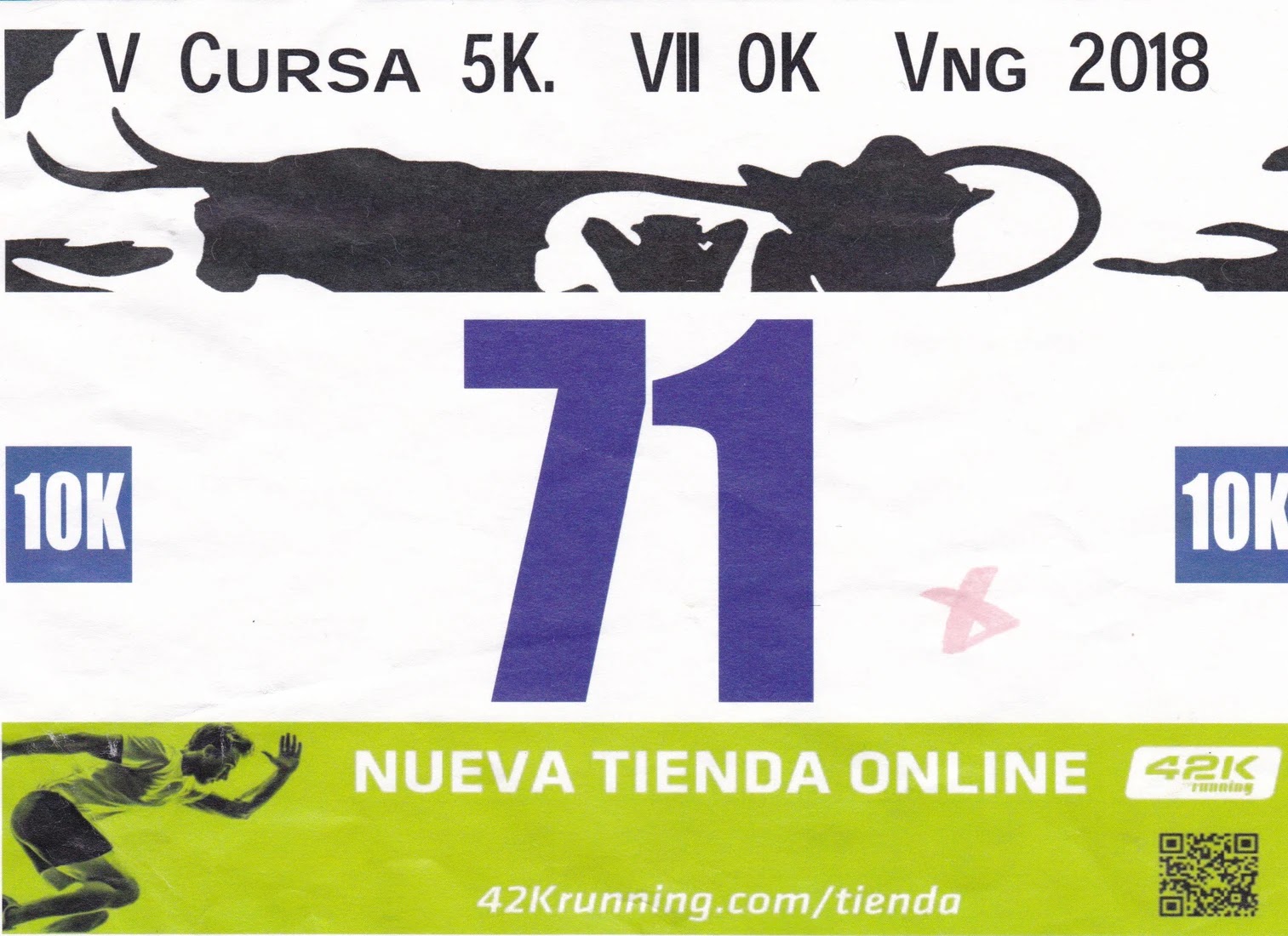 Dorsal de Cursa Vilanova