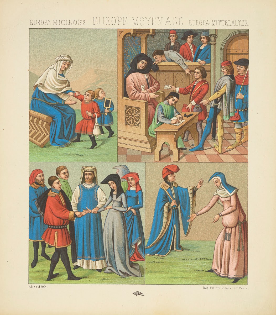Costumes civils  scene judiciaires 1876 1888
