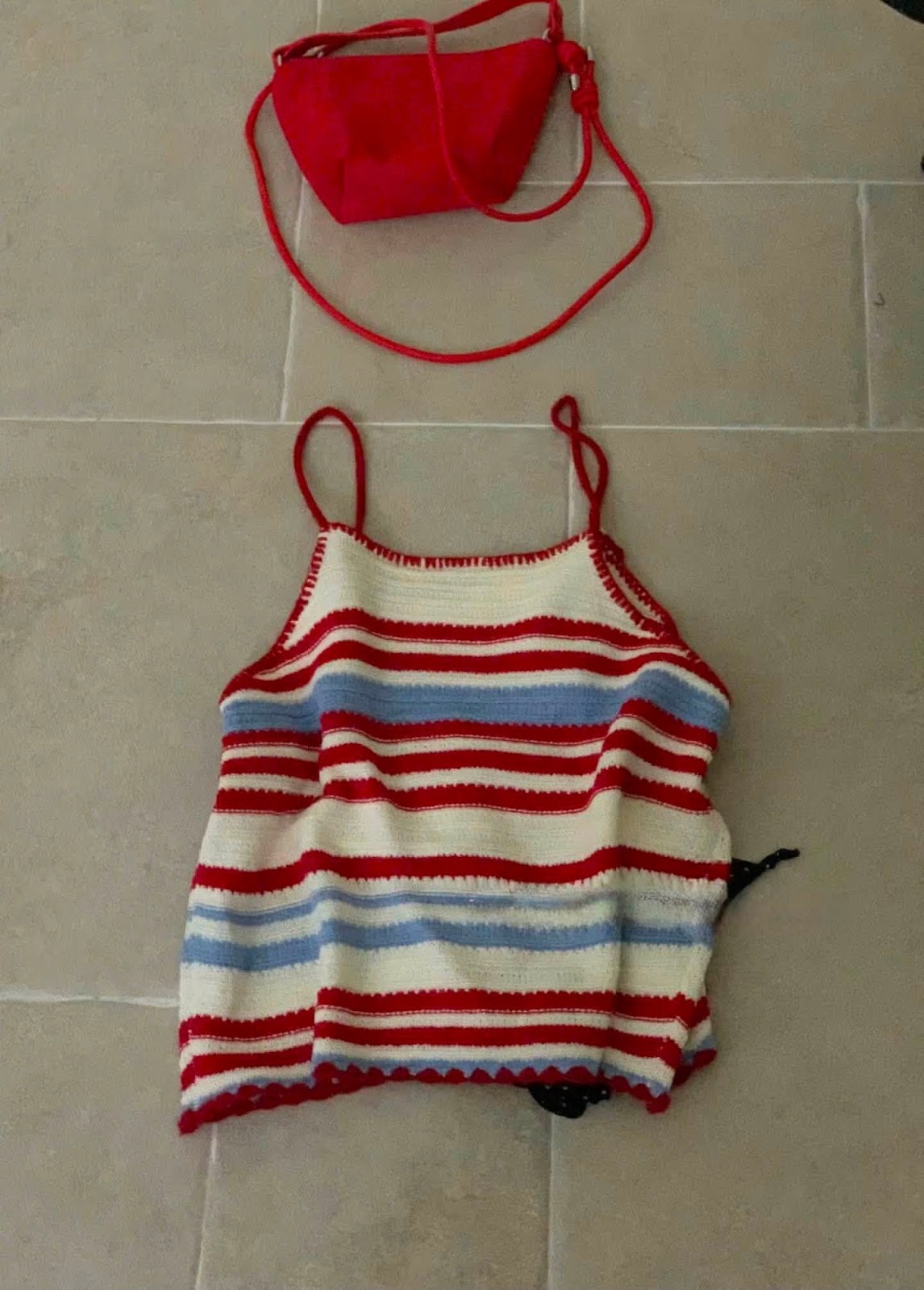 Áo len hai dây sọc ngang XONXEN SHOP F035 – Image 6