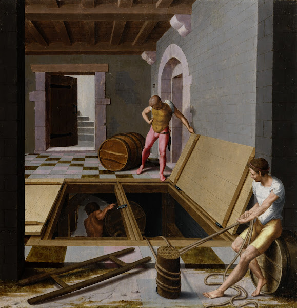 Scene In A Wine Cellar 1537