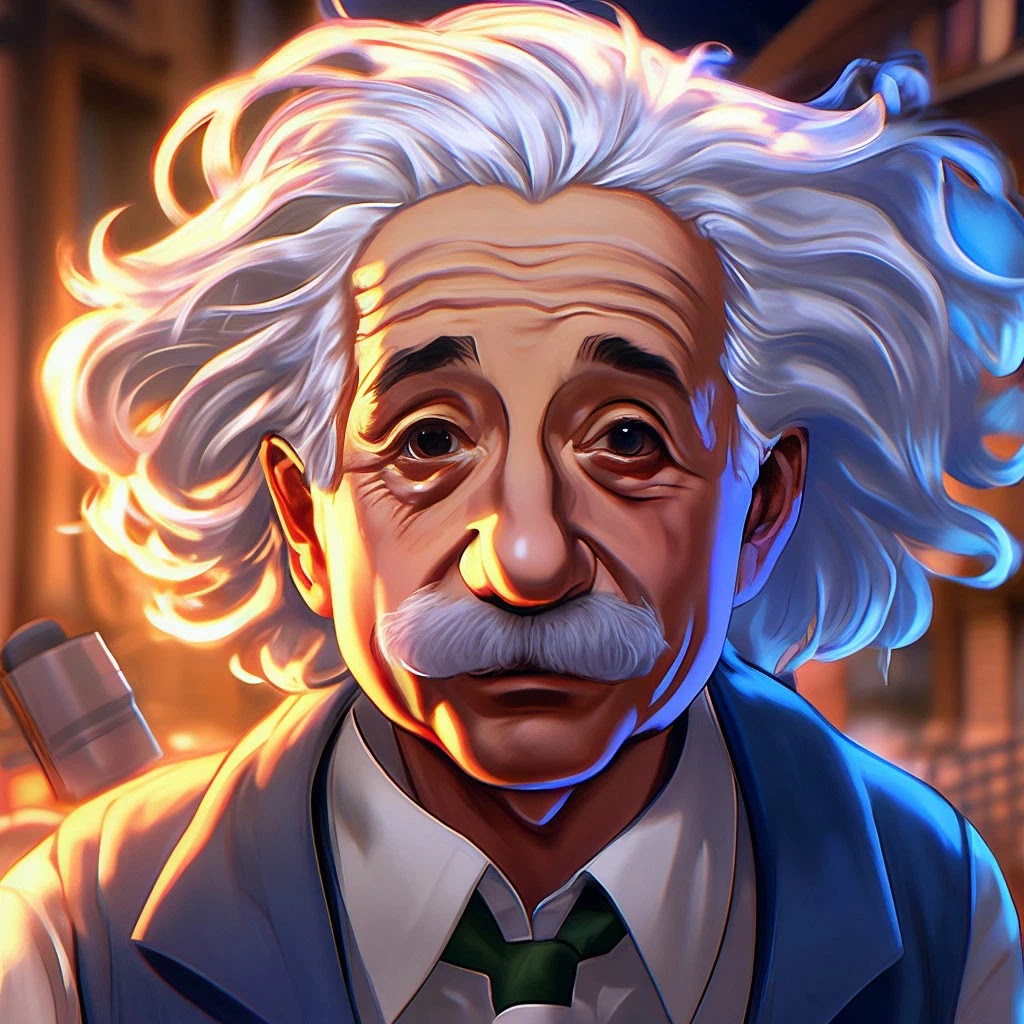 Albert Einstein Face Picture