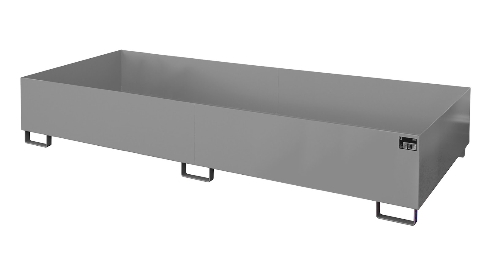 Stellingopvangbak RW 3300-3, gelakt, Muisgrijs