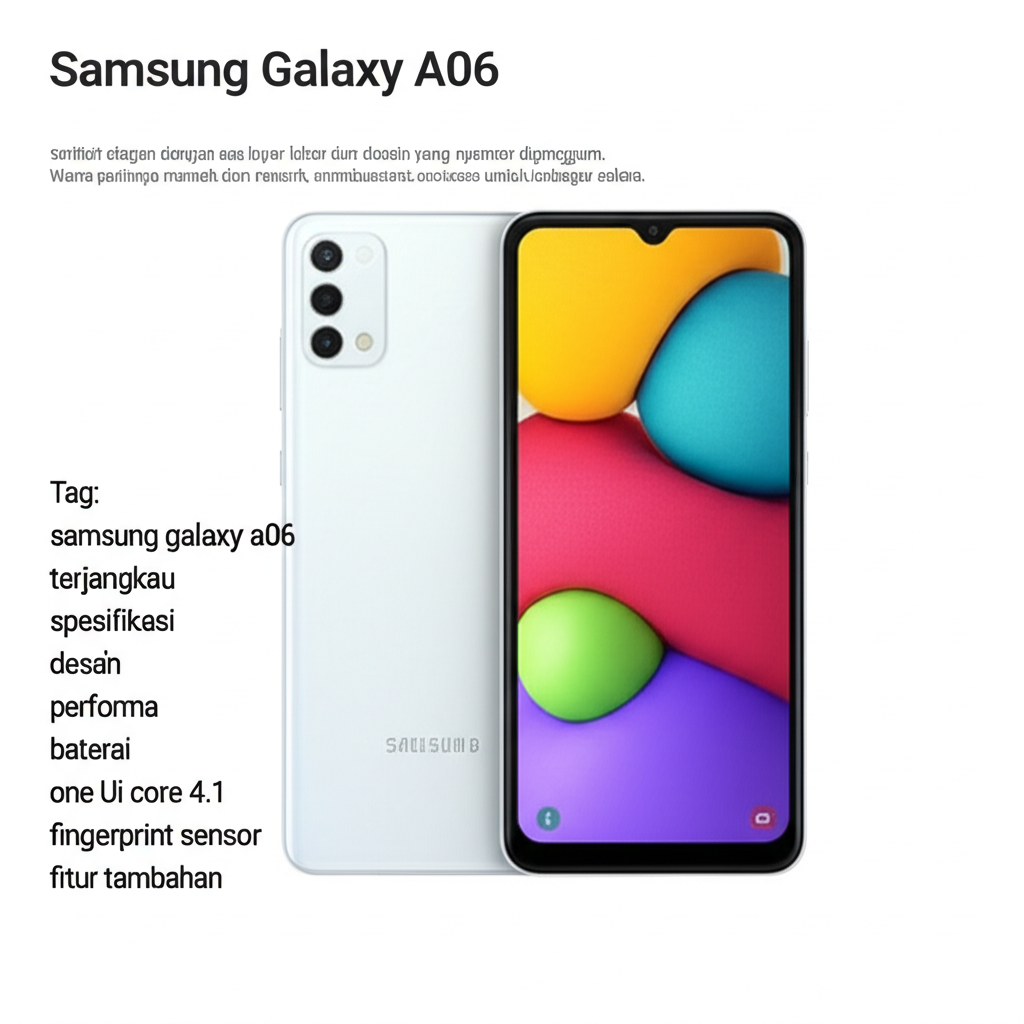 Samsung Galaxy A06: Revolusi Harga Rendah dengan Fitur Canggih