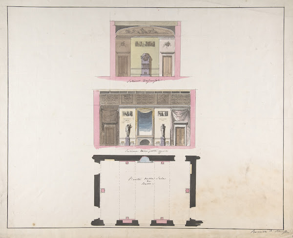 Elevation della nuova Galleria 17961873