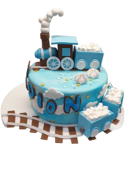 Train Themed Birthday Cake CB-NC418