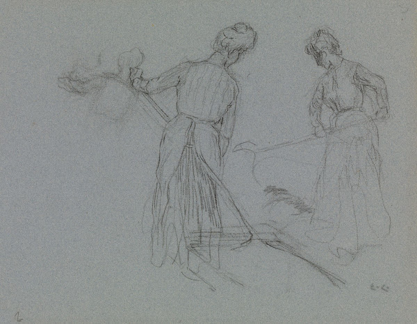 Female Haymakers study before 1925