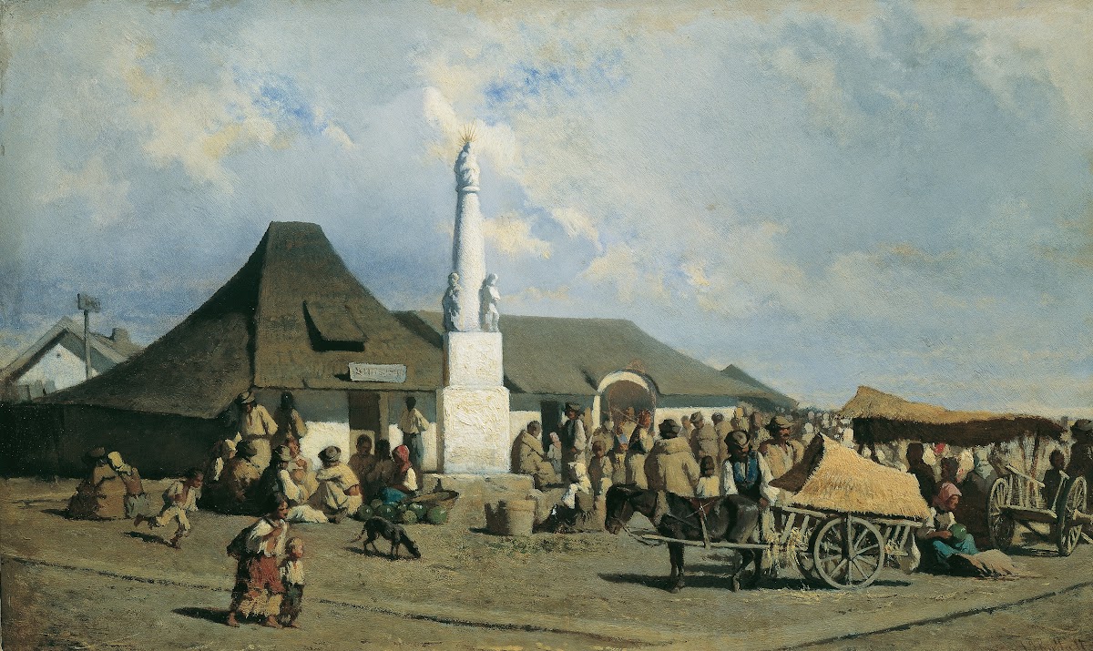 Marktplatz in Szolnok