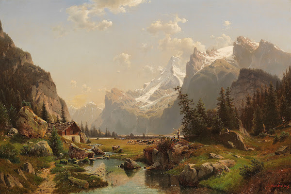 Das Gasterntal im Berner Oberland 1869