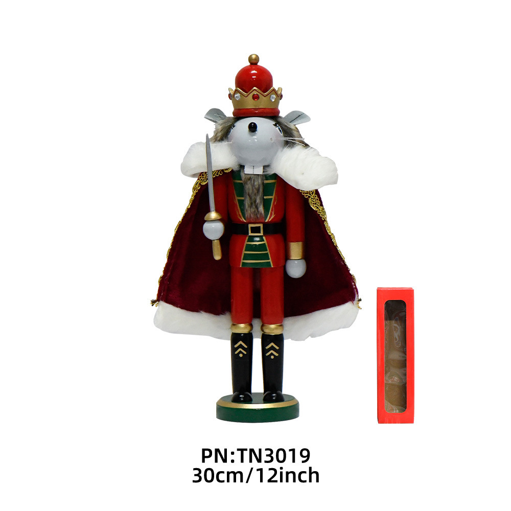 Wood Nutcracker Soldier, 30 cm