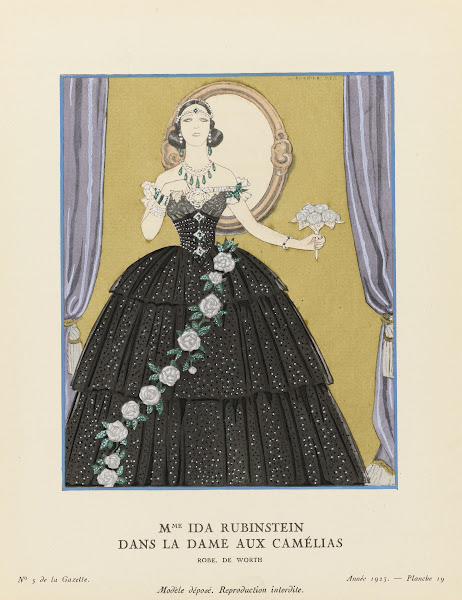 Mme Ida Rubinstein dans La Dame aux Camélias 1923
