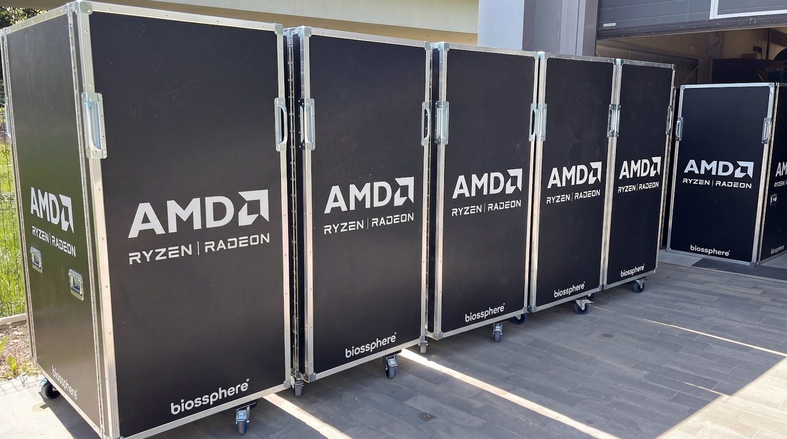 Warsaw Hub - twelve crates, foam-tooled to AMD's fleet composition, loaded for dispatch