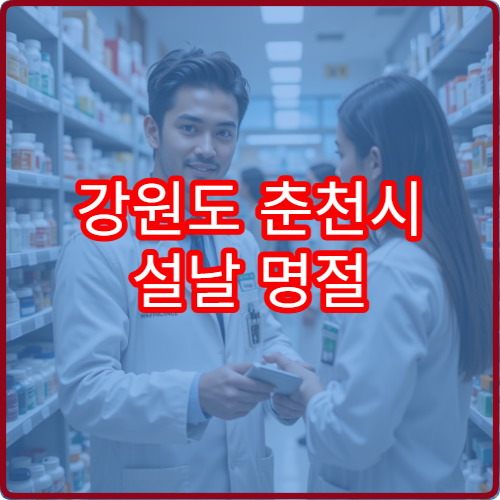 강원도 춘천시 설날 명절 응급의학과 연휴 진료 병원 24시간 응급 상황 대처 가능