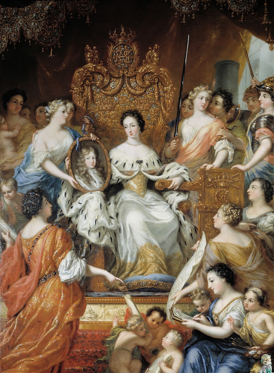 Allegori över änkedrottning Hedvig Eleonoras förmyndarregering 1692