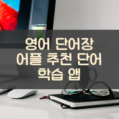 영어 단어장 어플 추천 단어 학습 앱