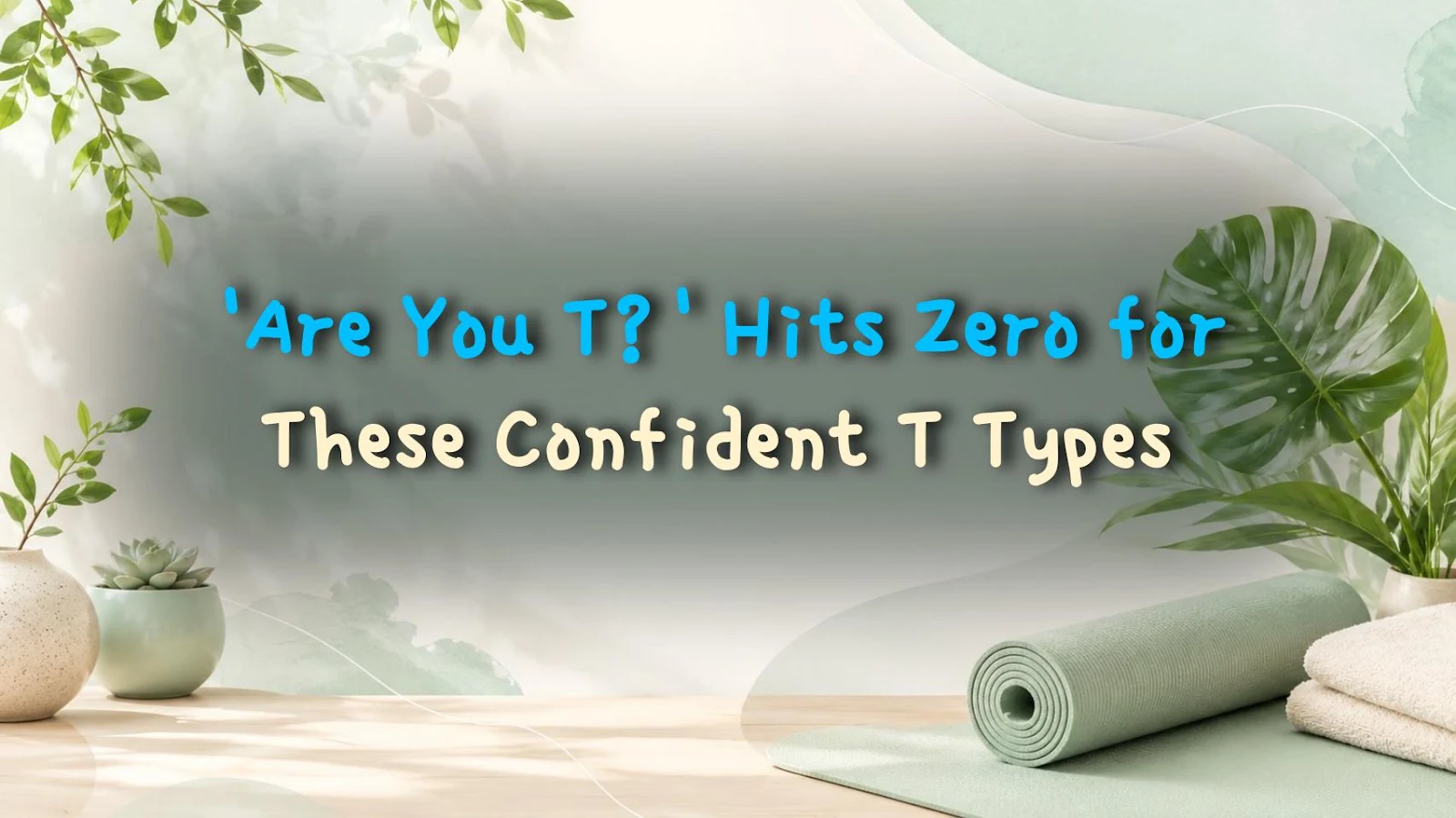 'Are You T?' Hits Zero for These Confident T Types