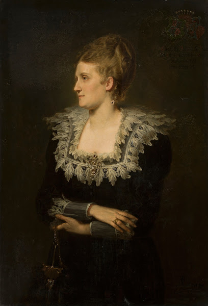 Portrait of Elżbieta de Vaux 19th century