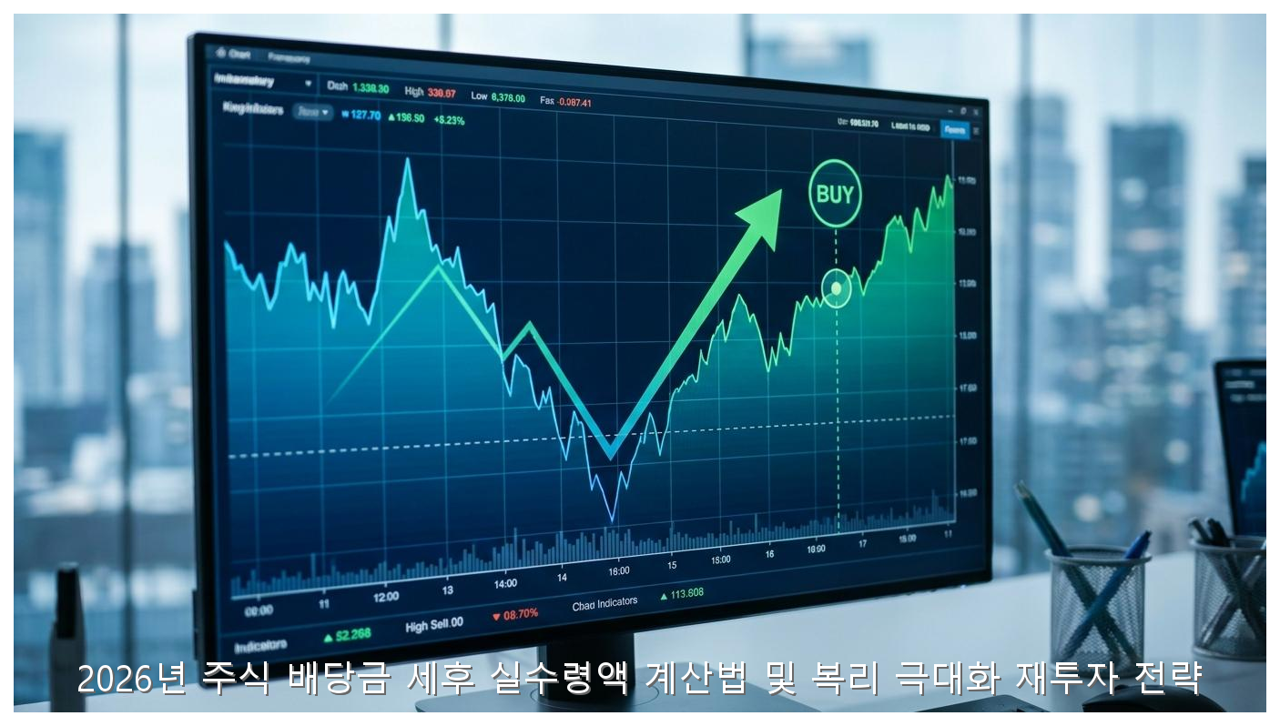 2026년 주식 배당금 세후 실수령액 계산법 및 복리 극대화 재투자 전략 핵심 안내 및 분석 인포그래픽 (8)