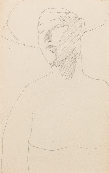 Femme de trois quarts coiffée dun chapeau 1905 1907