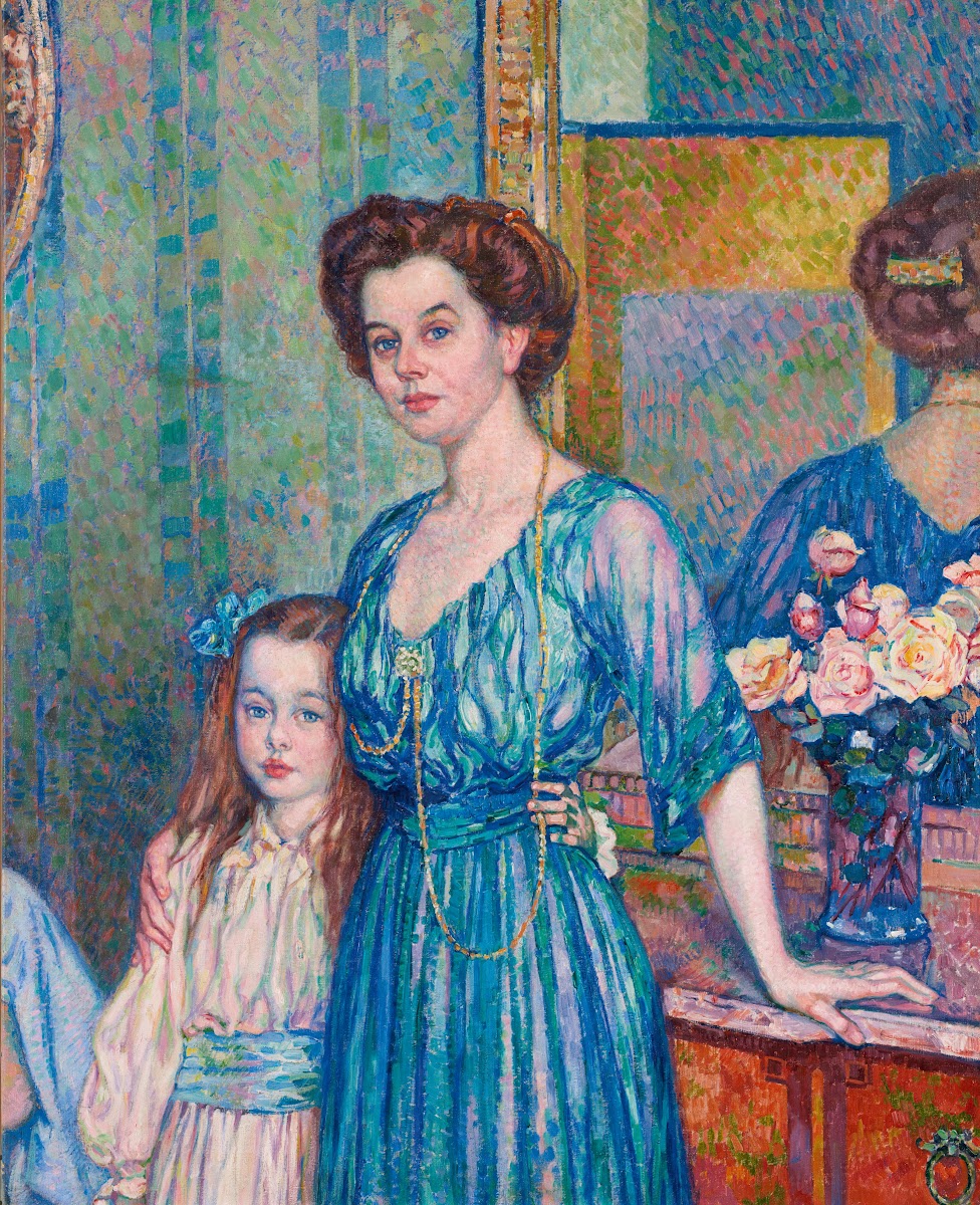 Madame Von Bodenhausen Avec Son Enfant Luli 1910