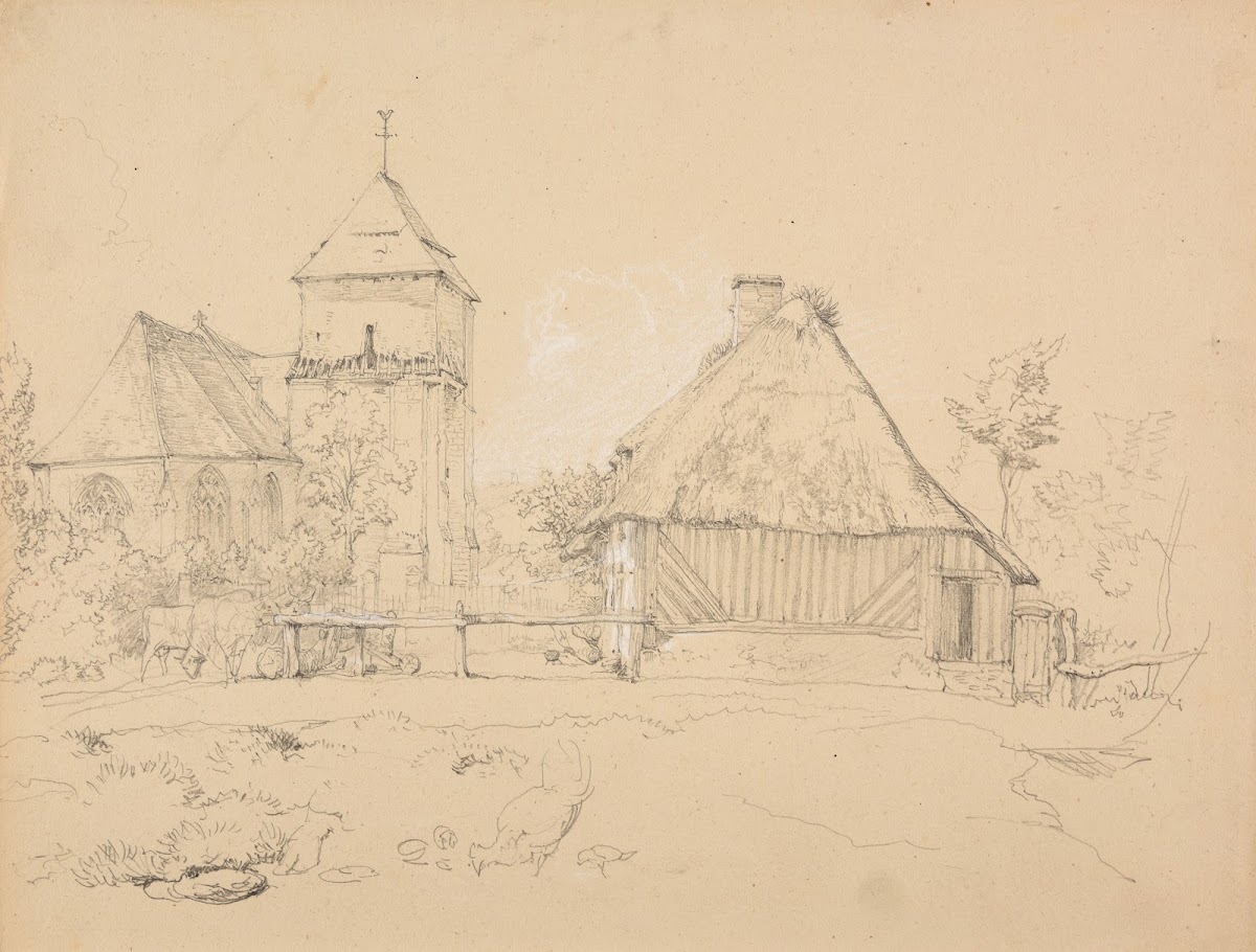 Vue de Touques 1840
