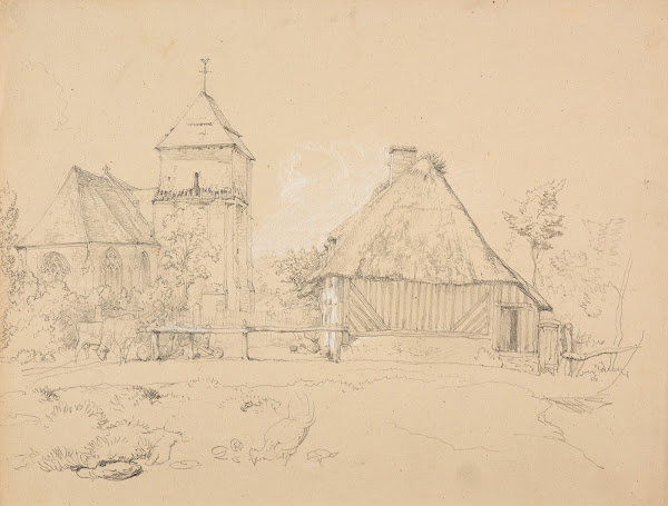 Vue de Touques 1840