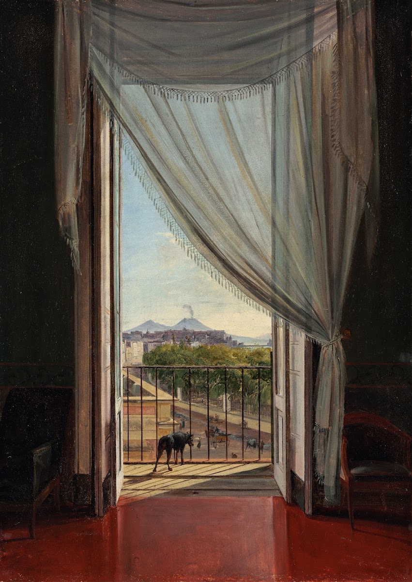 A View of Naples through a Window 1824