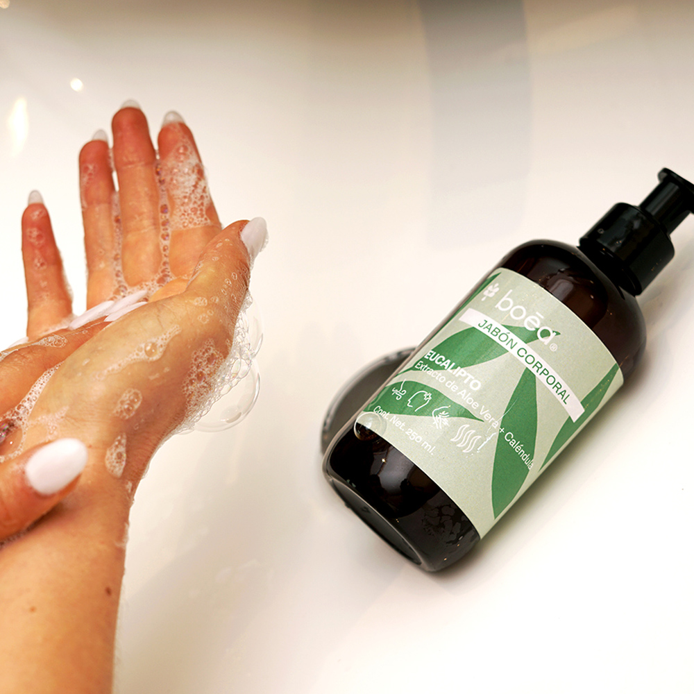 Jabón corporal de eucalipto Boēa™, 250 mL