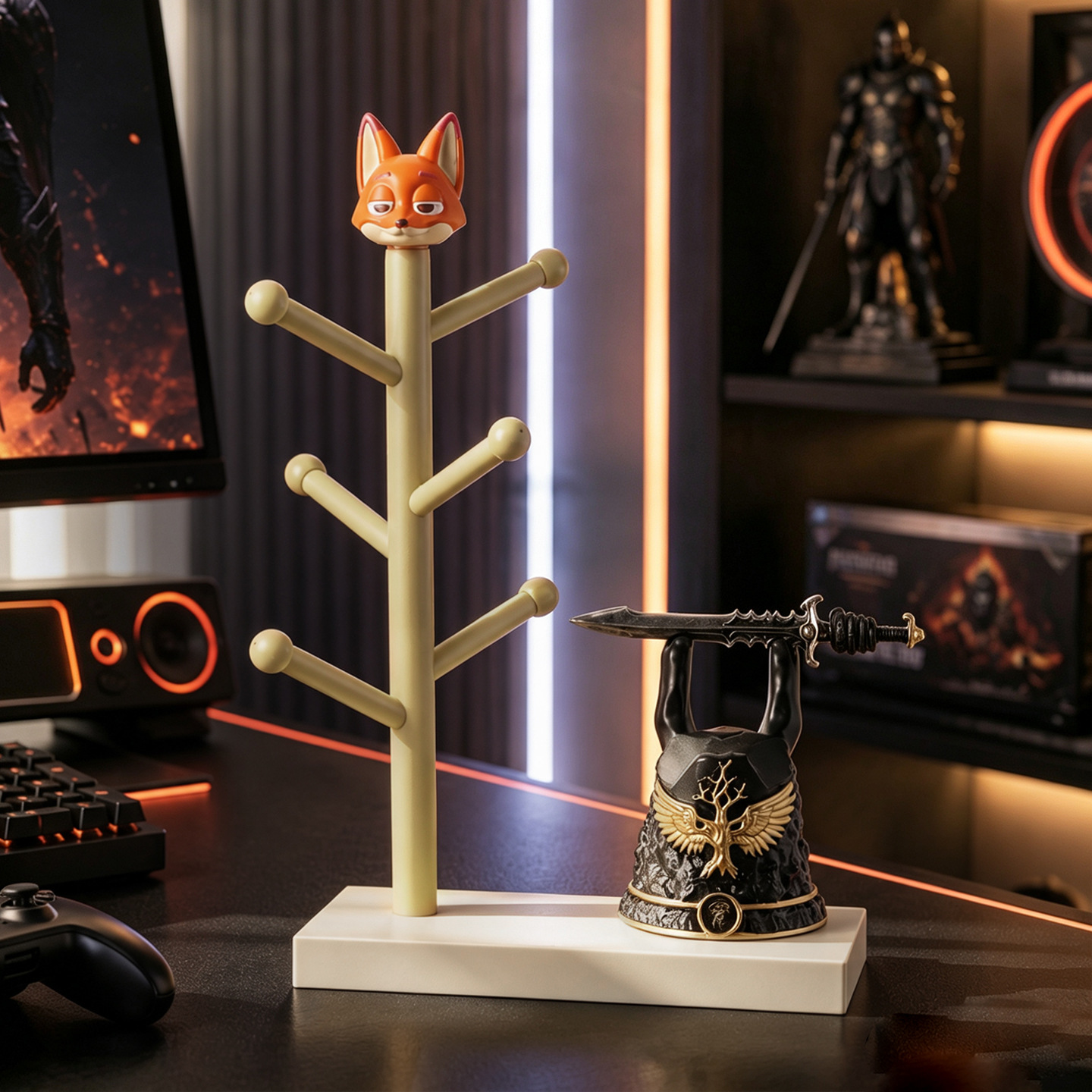 Game Controller Stand and Desk Organizer
