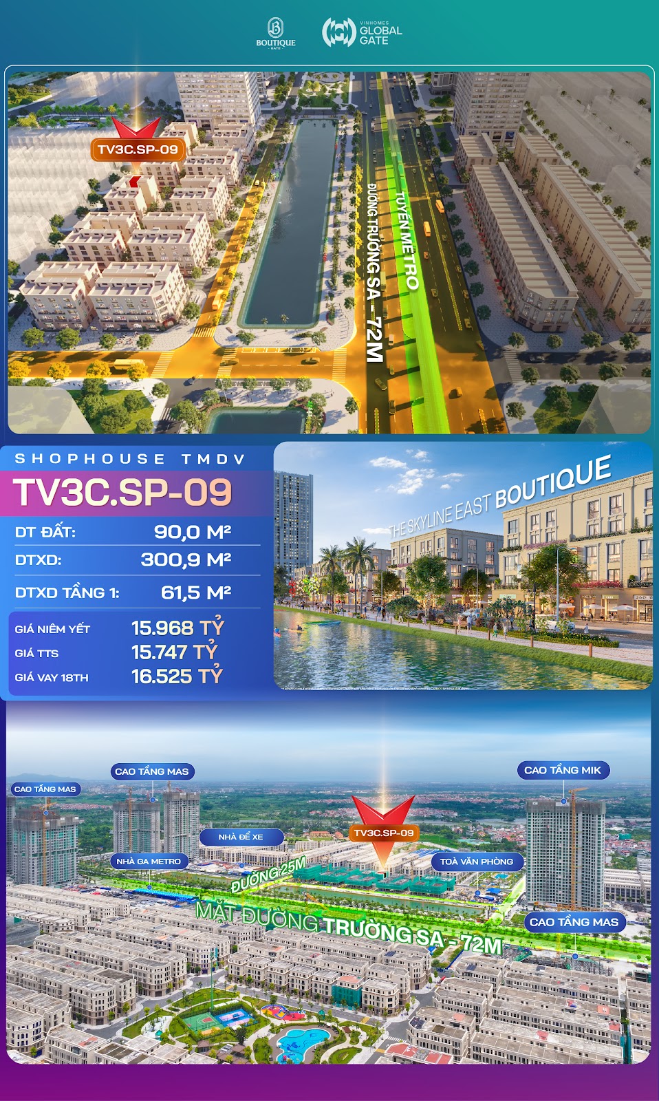 TV3C.SP-09 VINHOMES GLOBAL GATE