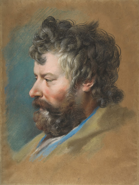 Head of a Bearded Man in Profile to Left early 18th century