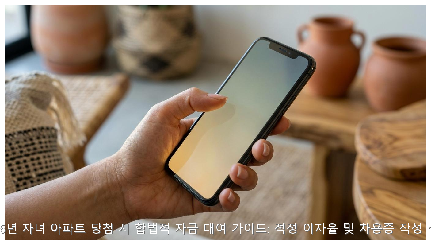 2026년 자녀 아파트 당첨 시 합법적 자금 대여 가이드: 적정 이자율 및 차용증 작성 실무 핵심 안내 및 분석 인포그래픽 (6)