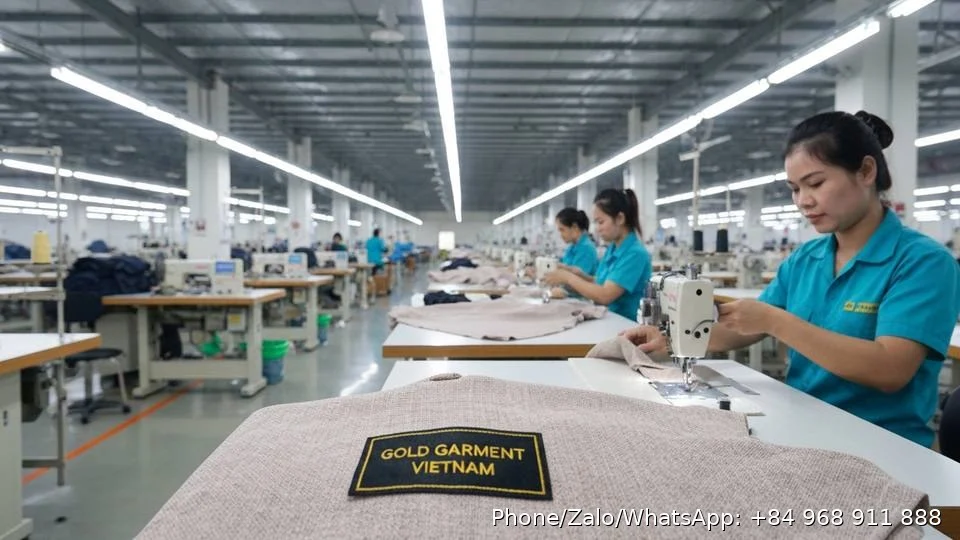 Garment Printing - Gold Garment Vietnam