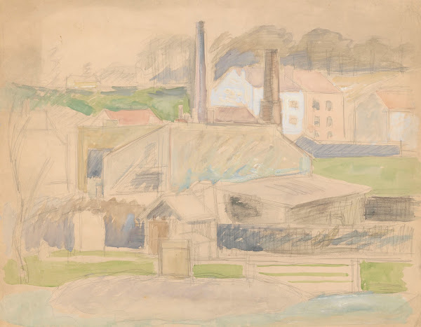 Sketch of a city landscape 1917   1936