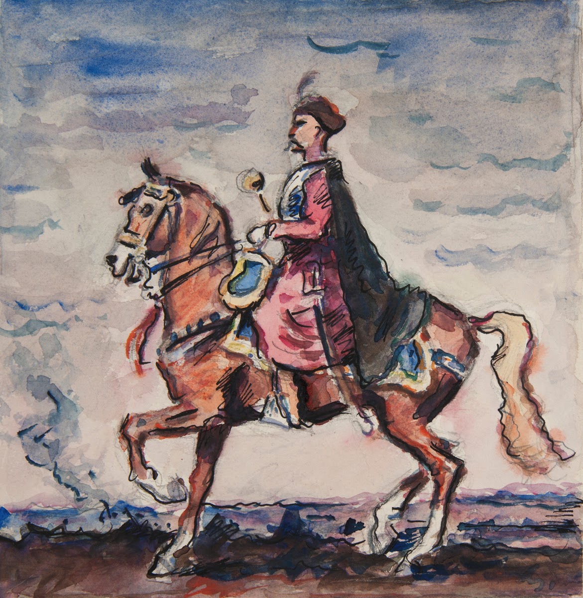 hetman na koniu Bohdan Zenobi Chmielnicki 1595  1657  1929 1940