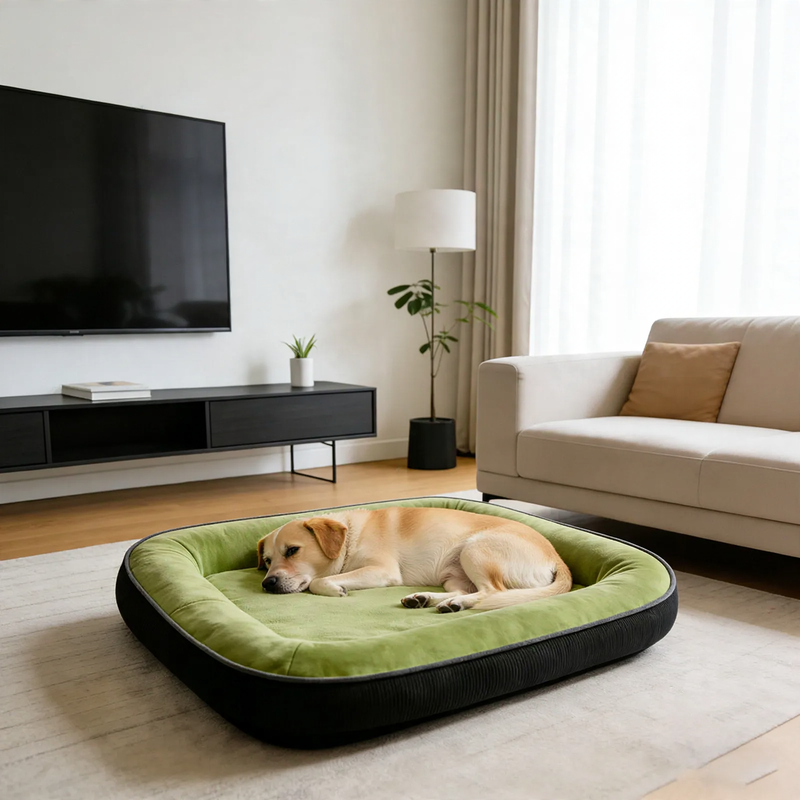Dog bed made of mesh material, breathable and waterproof