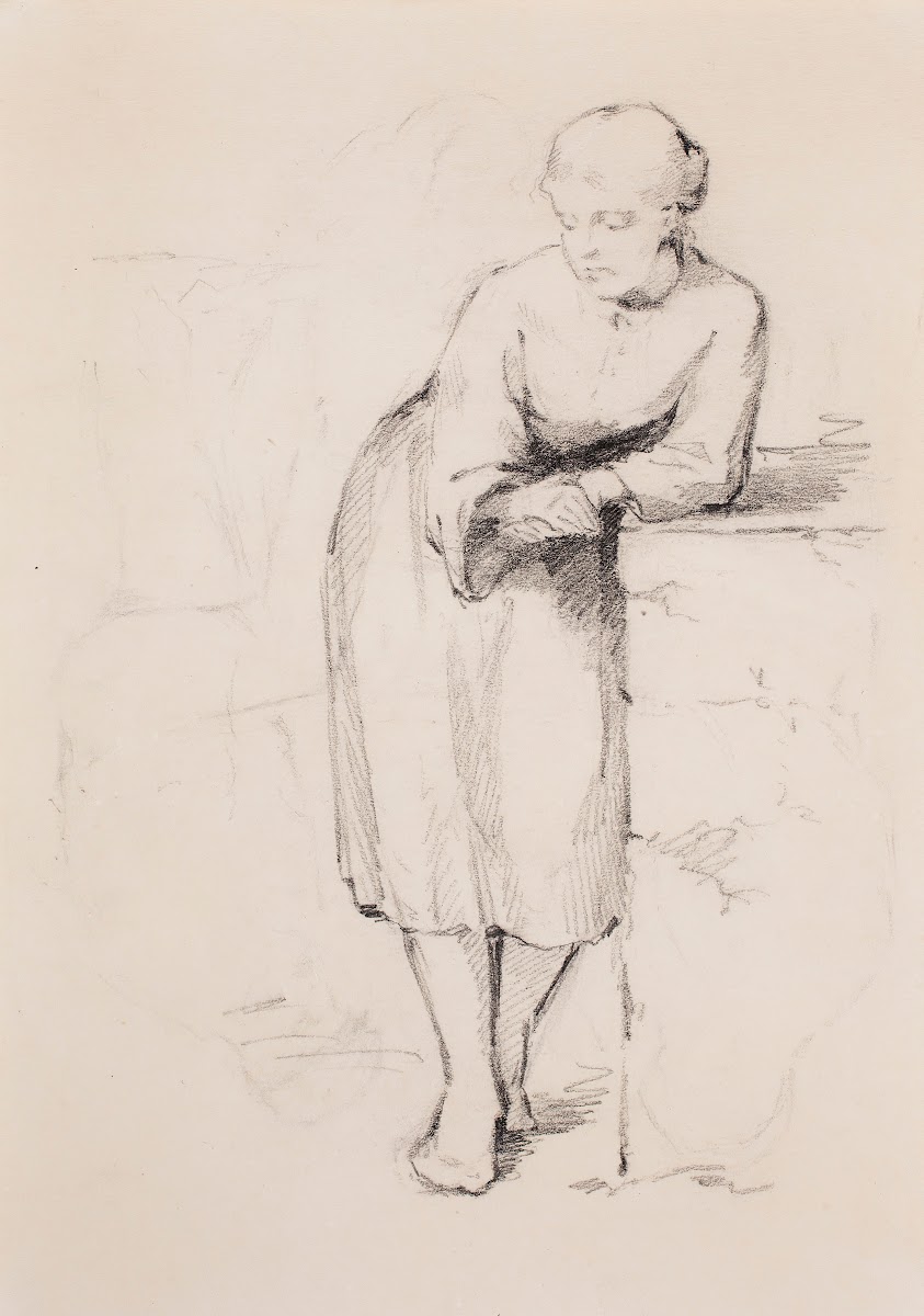 Muuriin nojaava nainen 1872   1880
