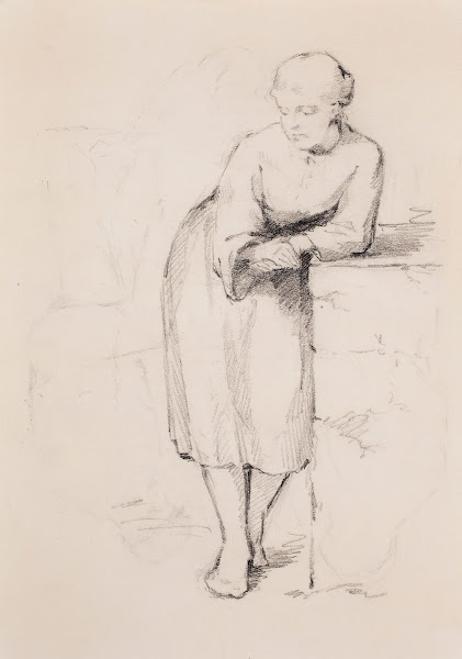 Muuriin nojaava nainen 1872   1880
