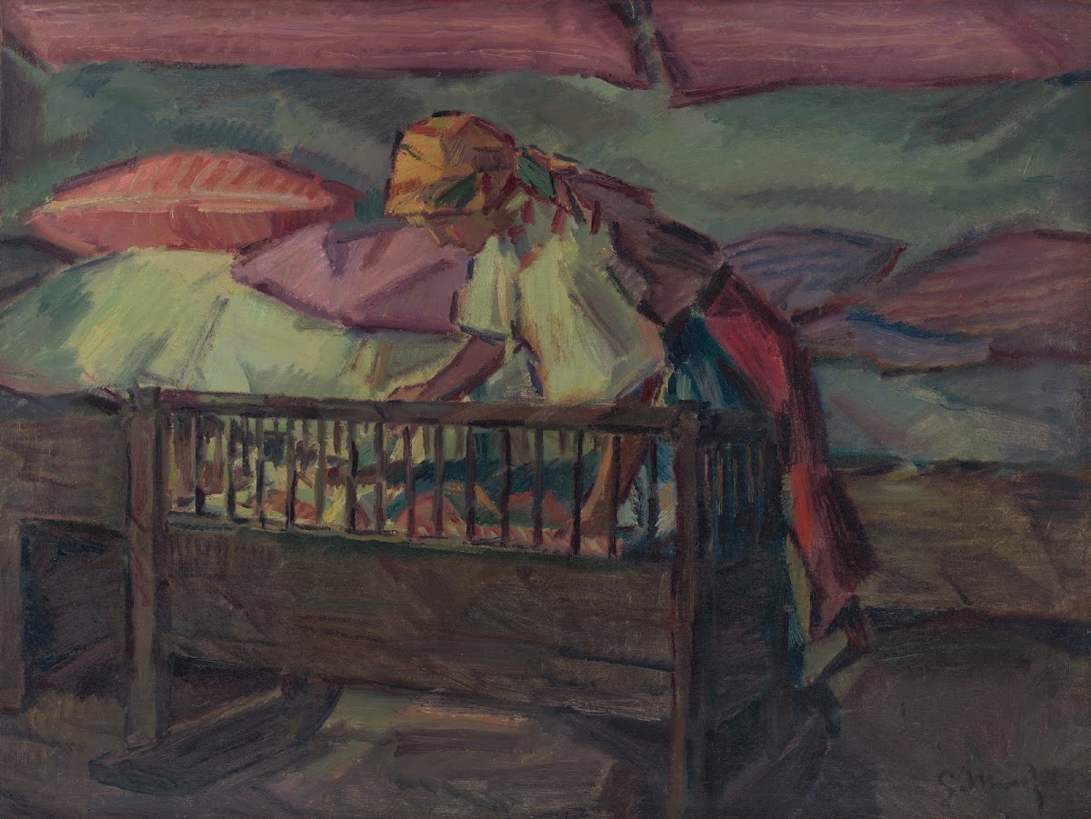 By a Cradle 1936